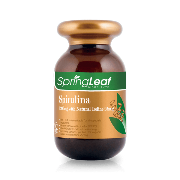 Spirulina 1200mg with Natural Iodine 25mcg