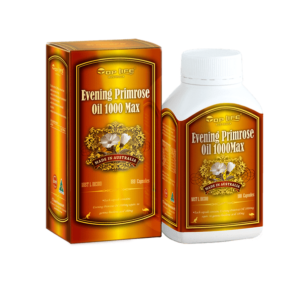 Top Life Evening Primrose Oil 1000 MAX - 180 Capsules