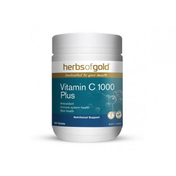 Herbs of Gold Vitamin C 1000 Plus  120 Tablets