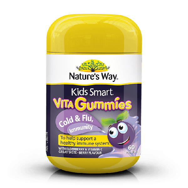 Nature's Way Kids Smart Vita Gummies Cold & Flu, Immunity 60s