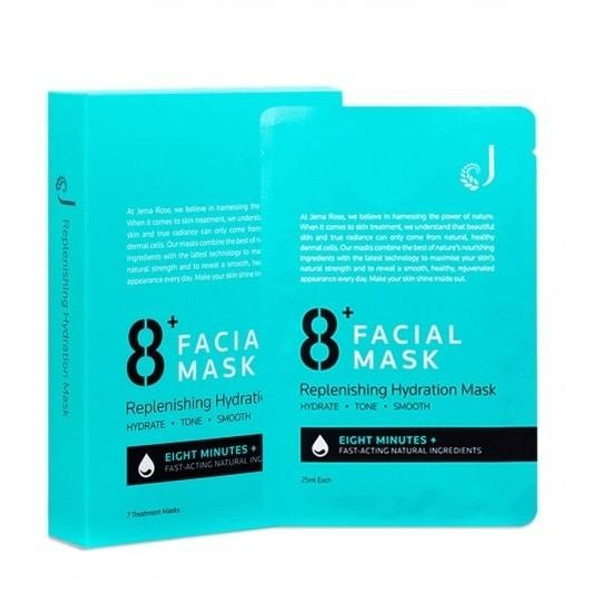 Jema Rose 8+ Facial Mask Repleneshing Hydration Mask 7 x 25mL