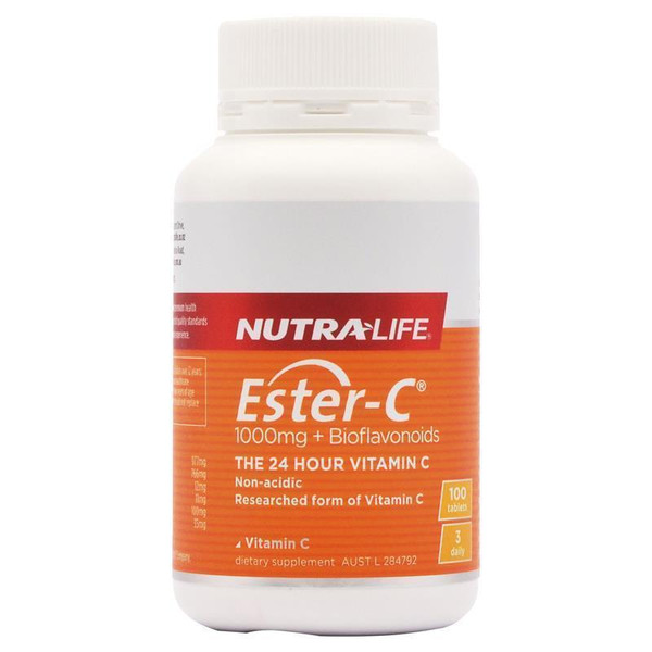 Nutralife Ester C 1000mg 100 Tablets