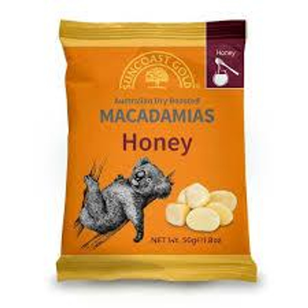 SUNCOAST GOLD MACADAMIA NUTS - Honey-300g