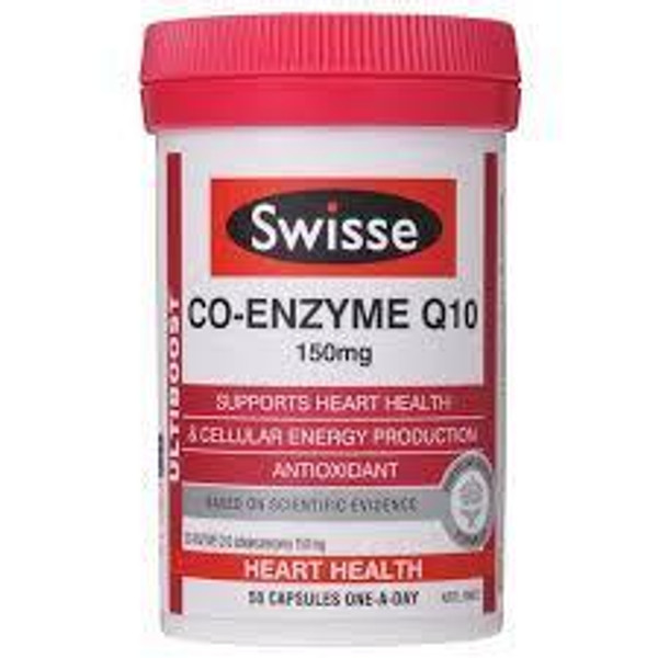 SWISSE ULTIBOOST CO-ENZYME Q10 50 Capsules