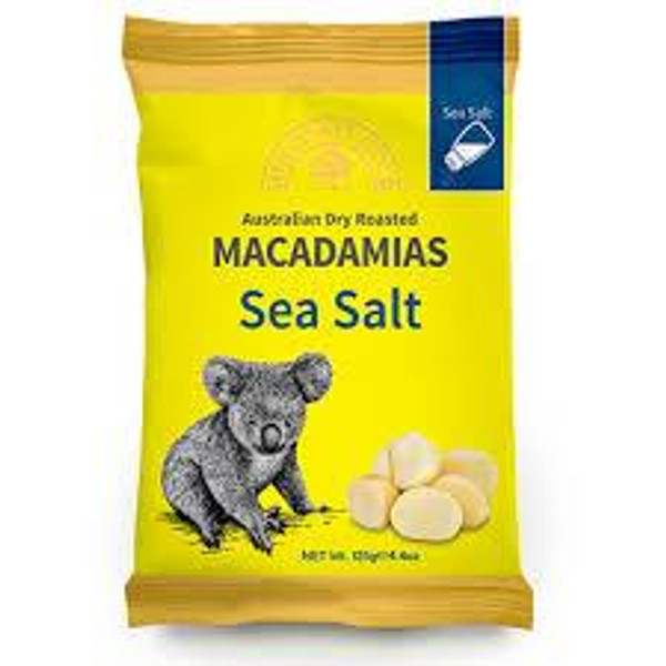 SUNCOAST GOLD MACADAMIA NUTS - SEA SALT-300g