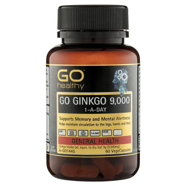 Go Healthy Gingko 9000+ / 60 Vege Capsules
