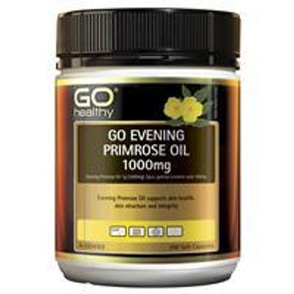 Go Healthy Evening Primrose Oil 1000mg 200 Soft Capsules