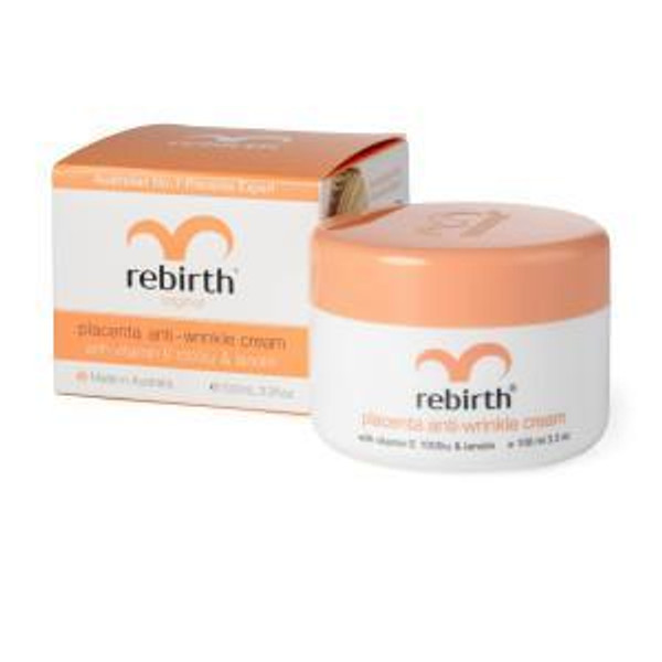 Rebirth Placenta Anti-Wrinkle Cream with Vitamin E 1000IU & Lanolin 100mL