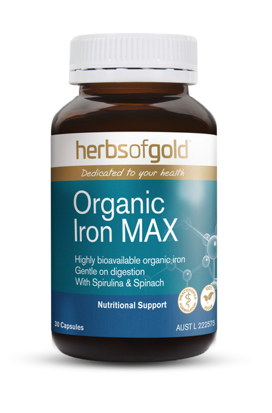 Herbs of Gold Organic Iron MAX / 30 capsules