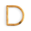 Brass d-ring for 1-1/2" wide straps and belts