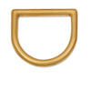Cast D-Ring Solid Brass 1-1/2"