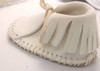 Baby Shoe White Moccasin Kit Back