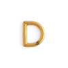 D-Ring 3/4" solid brass.