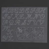 Alphabet template sheet.