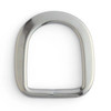D-Ring in 1-1/4" made from stainless steel.