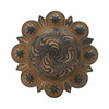 Berry Concho Rustic Gold Screw Back 1" 7862-32