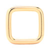 Square Ring Brass Plate 1"