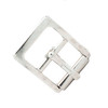 Shiny nickel roller buckle for 5/8" wide straps