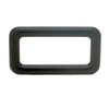 Die cast black loop ring front.