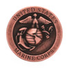 Marine Corps Logo Antique Copper Front