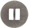 Celtic slotted concho antique nickel 1-1/2" back
