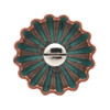 Pinwheel Concho Copper Patina 1" Back