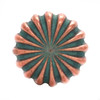 Pinwheel Concho Copper Patina 1" Front