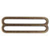 Strap Slide Adjuster 2 Inch Antique Brass Plate