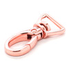 Leash Clip Lobster Claw Shiny Copper Plate 5/8" Front