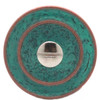 Button Concho Rope Edge Copper Patina 1.5 inch Back