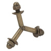 Tri-Bolt Antique Brass 