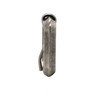 Heel Bar Roller Buckle 1" Antique Nickel Side