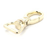 Swivel Snap Leash Clip Lobster Claw Brass Plate 5/8" Side