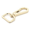 Swivel Snap Leash Clip Lobster Claw Brass Plate 3/4" Back