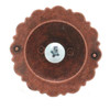 Multi berry 1.5-inch concho in antique copper back. 