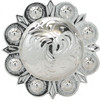 Silver berry concho 2" front.