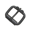 Black plate steel roller buckle for 1-1/4" belts.