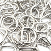 Bulk nickel plated d-ring.