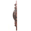 Slotted concho square old antique copper 1-1/2-inch side.