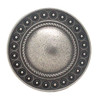Rope and berry edge smooth conchos front.