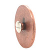 Copper rope and berry edge smooth concho side.
