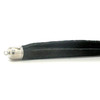 Nickel tassel cap with fringe 1/4"