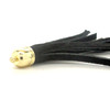 Brass plated tassel cap with fringe