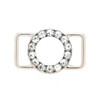 Crystal slide for bracelets front.