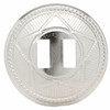 Slotted Concho Star Design Silver 1-1/2" 100 Pack