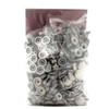 Packaged pack of stainless snaps