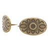 Oval spot in antique brass