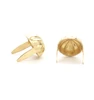 Solid brass 3/8" parachute spot 100 pack backs.