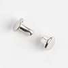 Nickel Mini Plated Double Cap Rivets Single