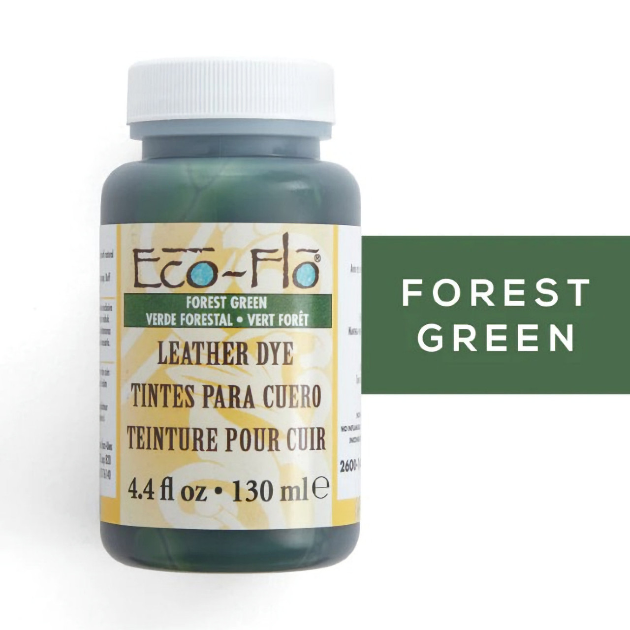 Forest Green Eco-Flo Leather Dye 4.4 oz (132 mL) 2600-14 - Stecksstore
